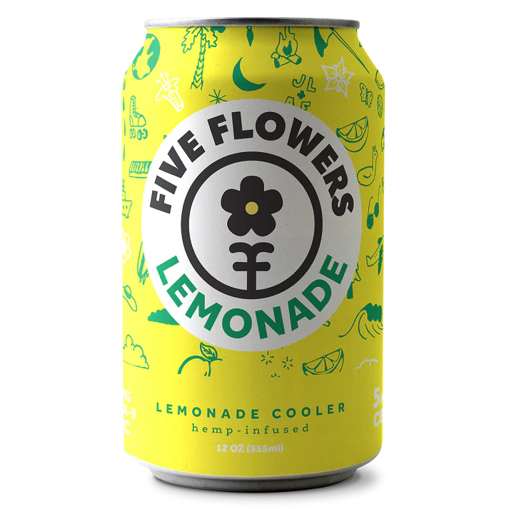 Five Flowers Hemp Infused Beverage